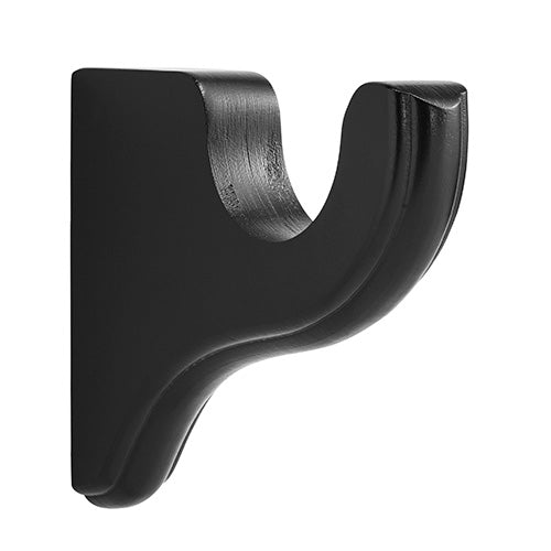 black Kirsch 2" Wood Trends 3 1/2" Return Bracket