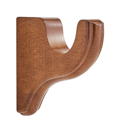 estate oak Kirsch 2" Wood Trends 3 1/2" Return Bracket