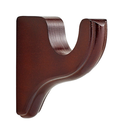 Mahogany Kirsch 2" Wood Trends 3 1/2" Return Bracket