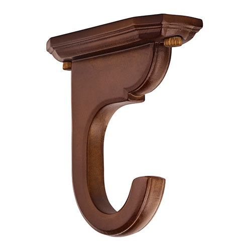 coffee Kirsch 2" Wood Trends Ceiling Bracket