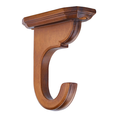 estate oak Kirsch 2" Wood Trends Ceiling Bracket