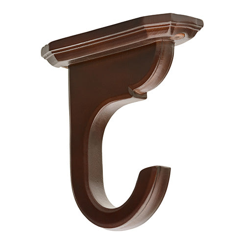 mahogany Kirsch 2" Wood Trends Ceiling Bracket