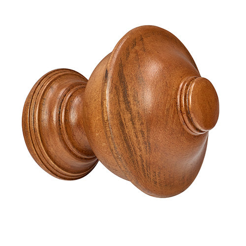 estate oak Kirsch 2" Wood Trends Chaucer Finial