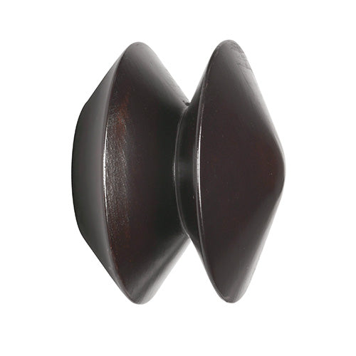 chocolate Kirsch 2" Wood Trends Miller Finial