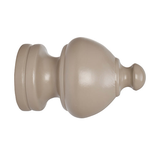 truffle Kirsch 2" Wood Trends Sherwood Finial