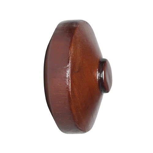 mahogany Kirsch 2" Wood Trends Warren Finial