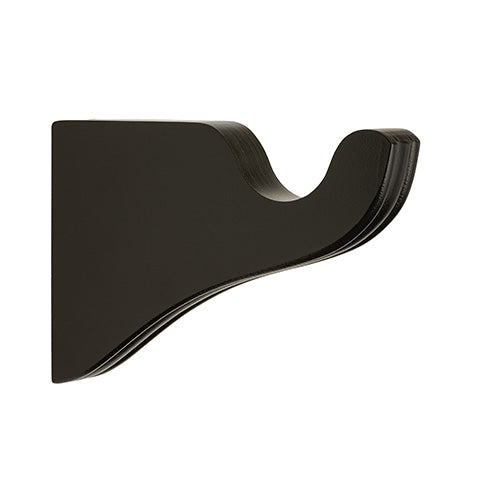 Black Kirsch 1 3/8" Wood Trends 3 1/2" Return Bracket