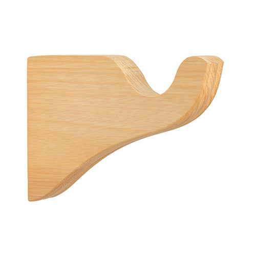 Unfinished Kirsch 1 3/8" Wood Trends 3 1/2" Return Bracket