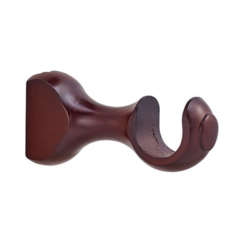 Mahogany Kirsch 1 3/8" Wood Trends 4 1/4" Return Bracket