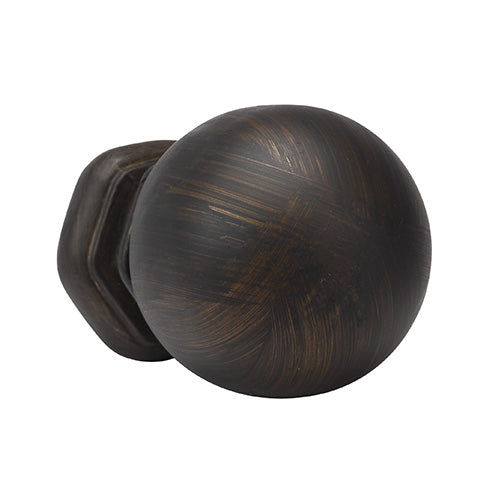 heirloom copper Kirsch 1" Wrought Iron Pedestal Ball Finial