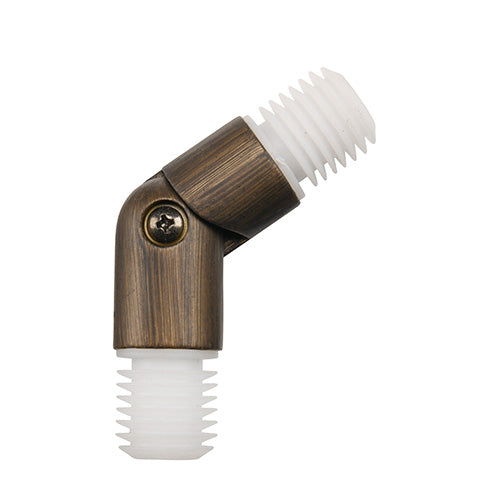 heirloom copper Kirsch 1" Wrought Iron Swivel Socket