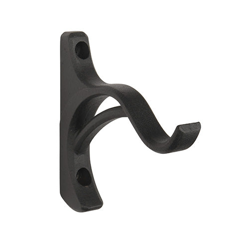 Kirsch 1" Wrought Iron 3 1/2" Return Bypass Bracket