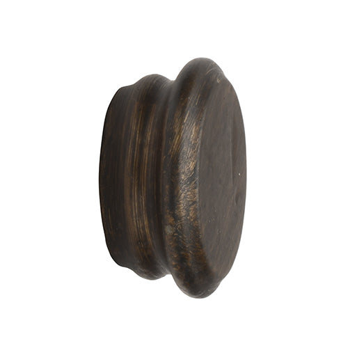heirloom copper Kirsch 1 3/8" Wrought Iron Endcap