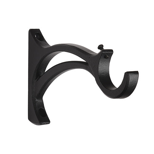 Kirsch 1 3/8" Wrought Iron 5 3/8" Return Bracket