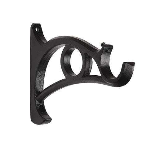 Black Kirsch 1 3/8" Wrought Iron Double Bracket