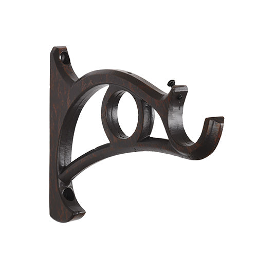 Rush Kirsch 1 3/8" Wrought Iron Double Bracket