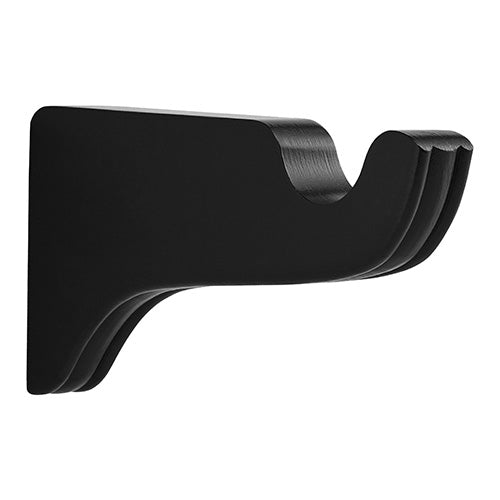 Black Kirsch 1 3/8" Wood Trends 6" Return Bracket