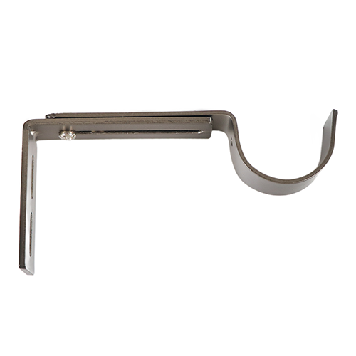 Antique Silver Kirsch 1 3/8" Designer Metals Standard Bracket