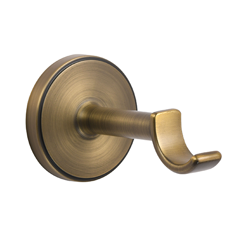 elegant brass Kirsch 1" Designer Metals 3" Return Bypass O Bracket