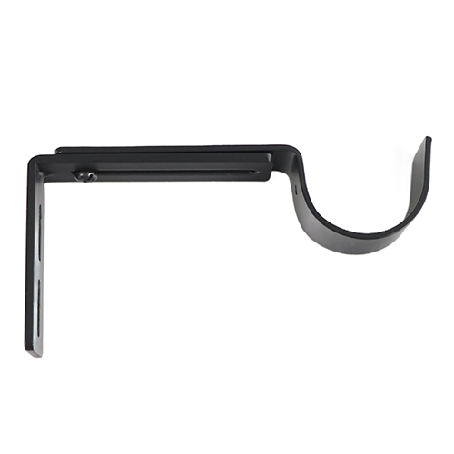 Black Kirsch 1 3/8" Designer Metals Standard Bracket