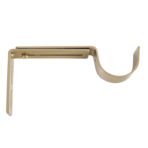 Brushed Bronze Kirsch 1 3/8" Designer Metals Standard Bracket