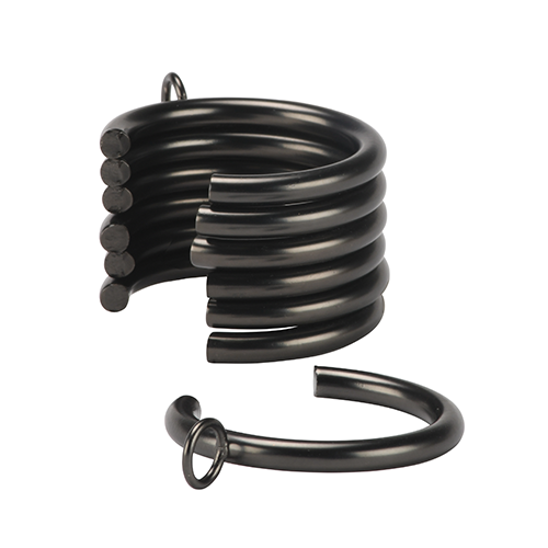 gunmetal Kirsch 1" Designer Metals C-Rings