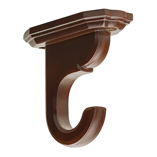 Mahogany Kirsch 1 3/8" Wood Trends Ceiling Bracket