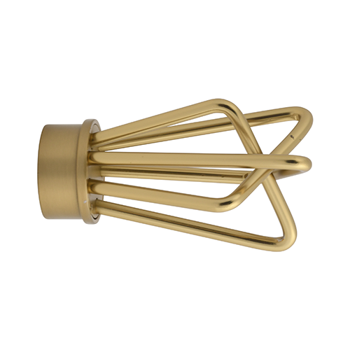 brushed bronze Kirsch 1 3/8" Designer Metals Archer Finial