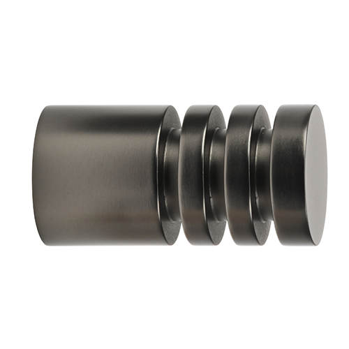 gunmetal Kirsch 1 3/8" Designer Metals Elmore Finial