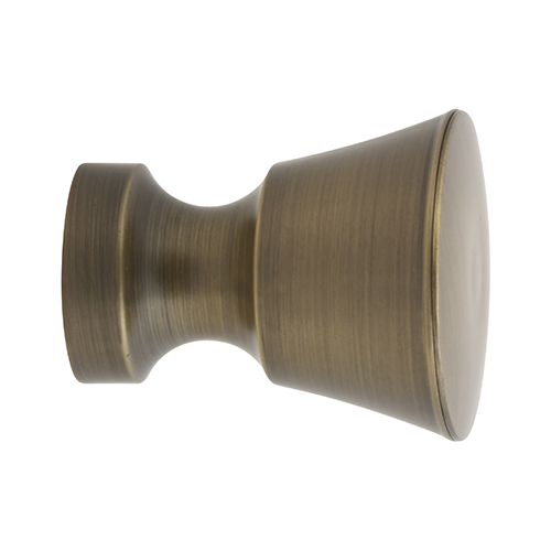 elegant brass Kirsch 1 3/8" Designer Metals Emerson Finial