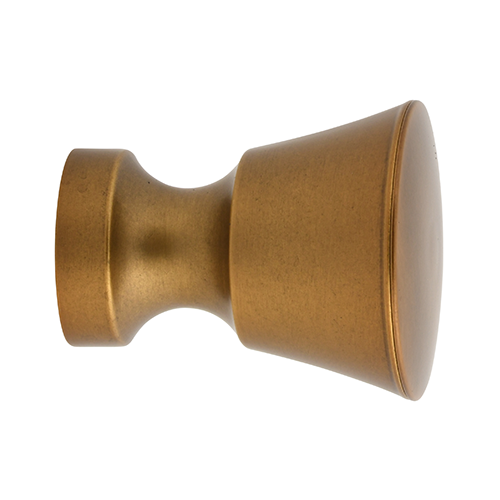 gilded bronze Kirsch 1 3/8" Designer Metals Emerson Finial