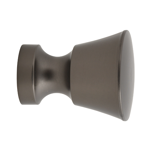 gun metal Kirsch 1 3/8" Designer Metals Emerson Finial
