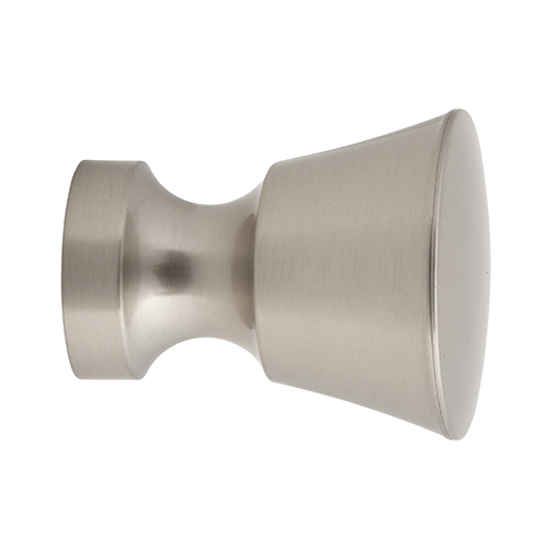 satin nickel Kirsch 1 3/8" Designer Metals Emerson Finial
