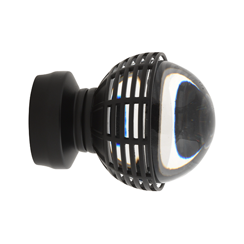 black Kirsch 1 3/8" Designer Metals Odessa Finial