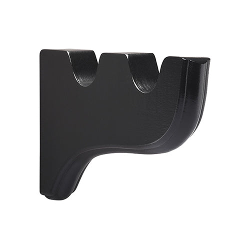 Black Kirsch 1 3/8" Wood Trends Double Bracket