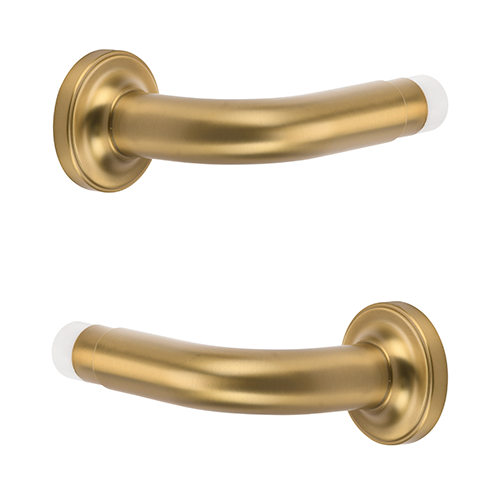brushed bronze Kirsch 1 3/8" Designer Metals 3" French Returns
