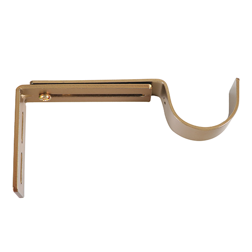 Gilded Bronze Kirsch 1 3/8" Designer Metals Standard Bracket 