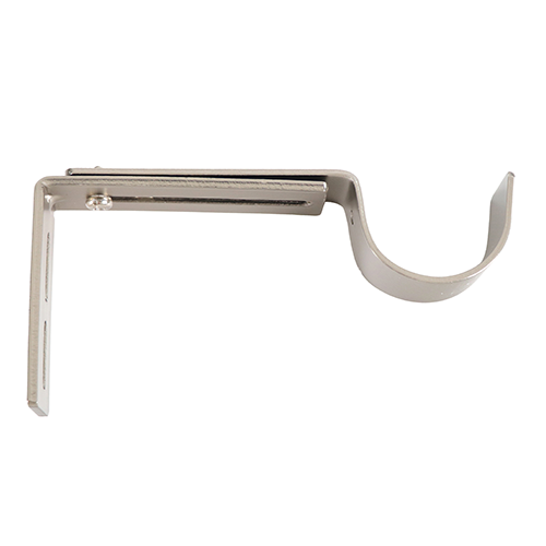 Satin Nickel Kirsch 1 3/8" Designer Metals Standard Bracket
