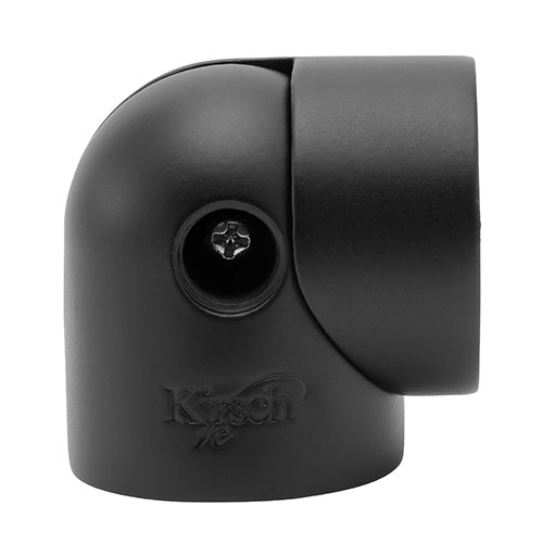 Black Kirsch 1 3/8" Designer Metals Swivel Socket