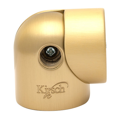 Brushed Bronze Kirsch 1 3/8" Designer Metals Swivel Socket