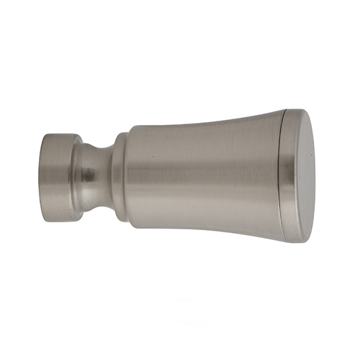 satin nickel Kirsch 1" Designer Metals Turin Finial