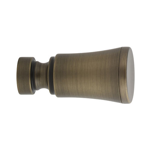 elegant brass Kirsch 1" Designer Metals Turin Finial