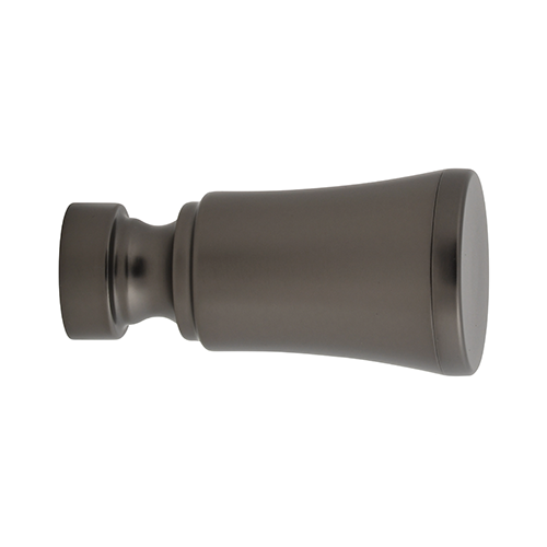 gunmetal Kirsch 1" Designer Metals Turin Finial