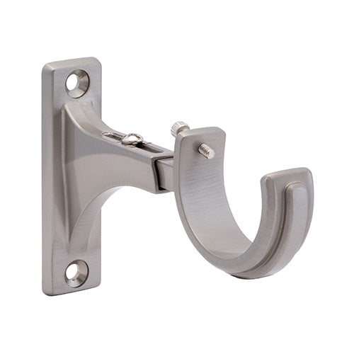 Satin Nickel Kirsch 1 3/8" Designer Metals Decorative Bracket