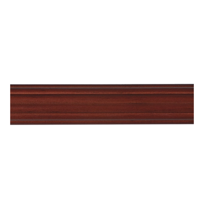 fluted mahogany Kirsch 1 3/8" Wood Trends Pole