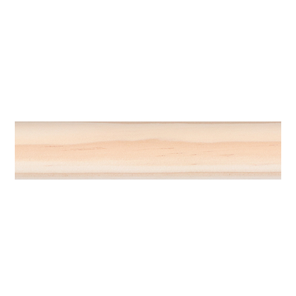 smooth unfinished Kirsch 1 3/8" Wood Trends Pole