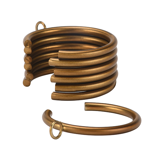 gilded bronze Kirsch 1 3/8" Designer Metals C-Rings