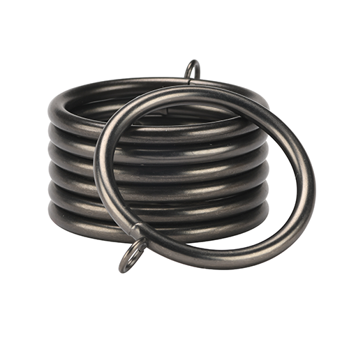 gunmetal Kirsch 1 3/8" Designer Metals Rings