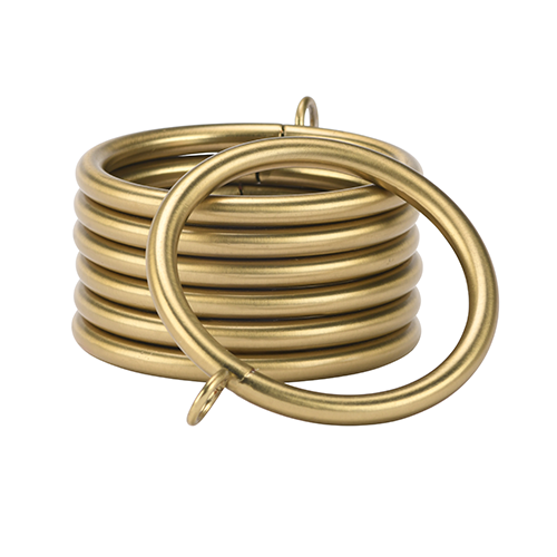 brushed bronze Kirsch 1 3/8" Designer Metals Rings