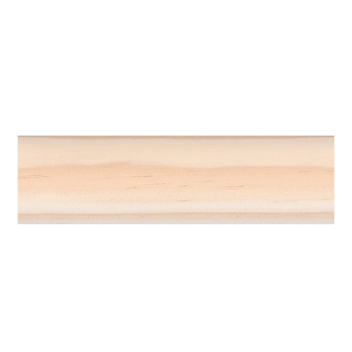 smooth unfinished  Kirsch 2" wood trends pole